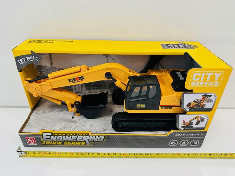 Interaktīvs ekskavators ar skaņas un gaismas signāliem CITY SERVICE