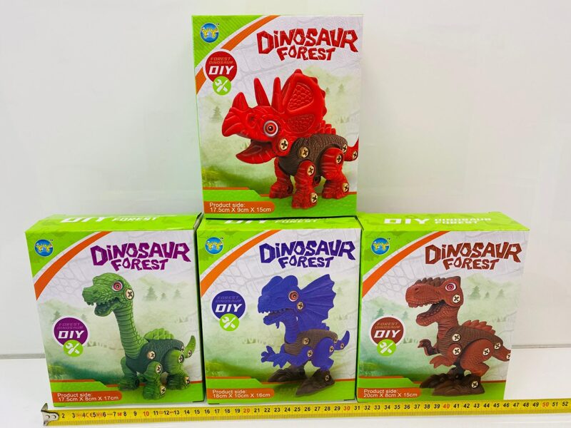 DINOSAUR FOREST saskrūvējams dinozaurs, 18 cm