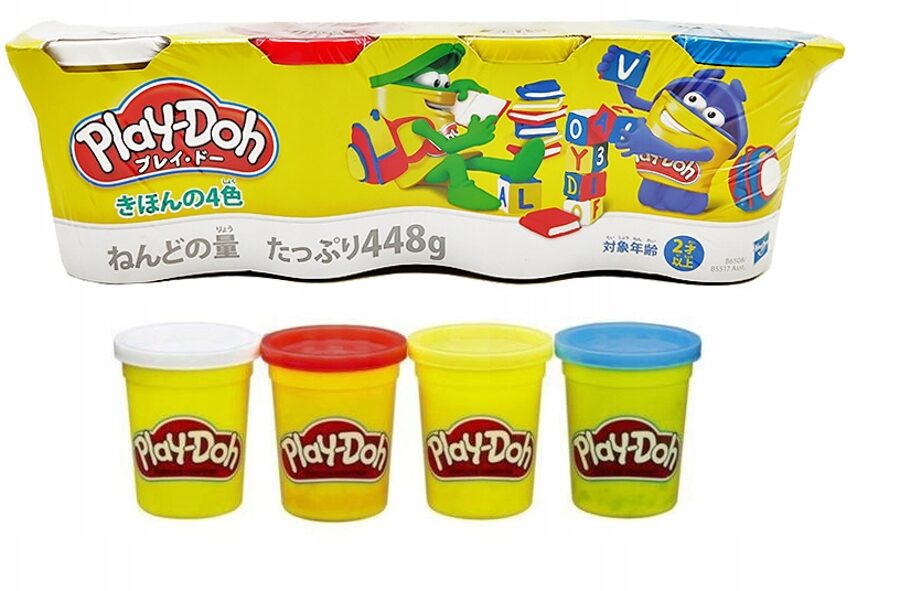 Play Doh komplekts, 4 krāsas, 448 gr