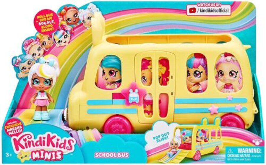 Kindi Kids Minis School Bus Skolas bus ar lellītēm