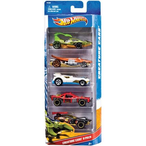 MATTEL HOT WHEELS 5 paka MIX, pieejami: Batman, % paka, HW Hot Trucjs, HW Fun Park, HW x Racers, HW Wave Cravers