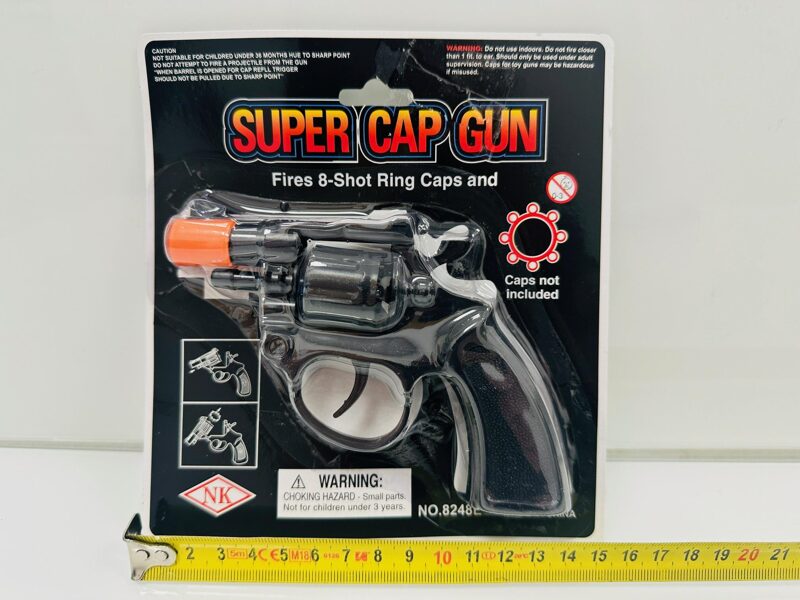 Revolveris spēļu ar pistoniem Super Cap Gun