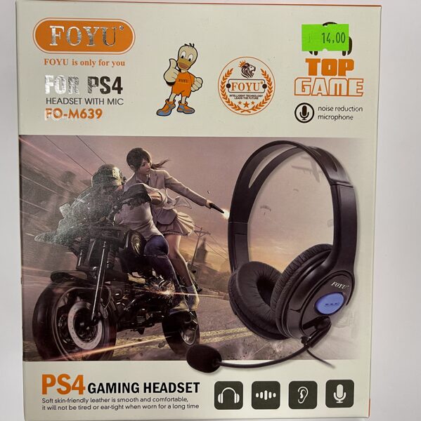 GAMING HEADSET FORPS4 ar mikrafonu