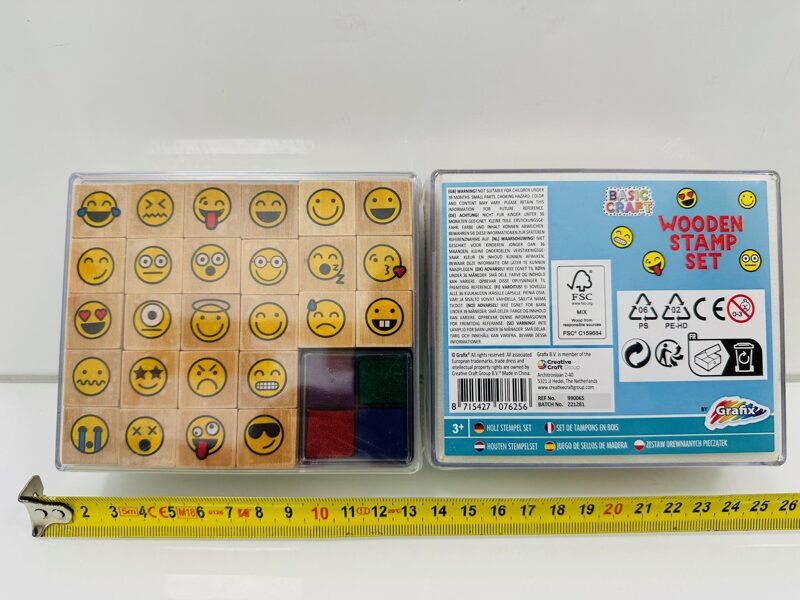 Creative Craft Wooden Stamp Set zīmodziļu Emotion komplekts