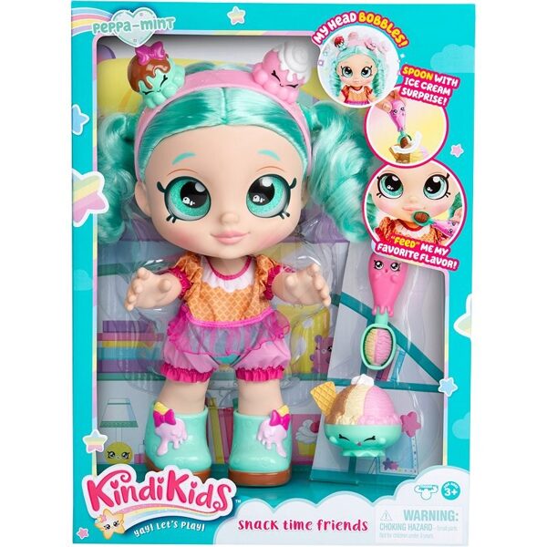Lelle KINDI KIDS PEPPA MINT ar aksesuāriem