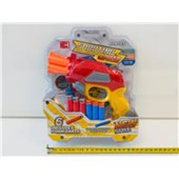 Rotaļļu ierocis SHOOTING GAME ar mīkstām bultām