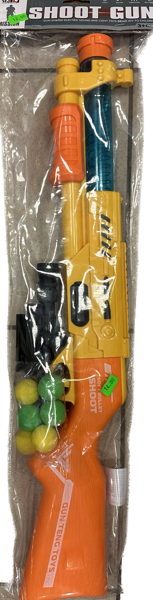 Interaktīvs ierocis karabīne ar bumbiņām ar skaņas un gaismas signāliem SHOOT GUN