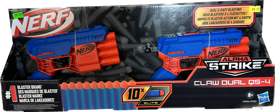Hasbro NERF ALPHA STRIKE CLAW DUAL QS4