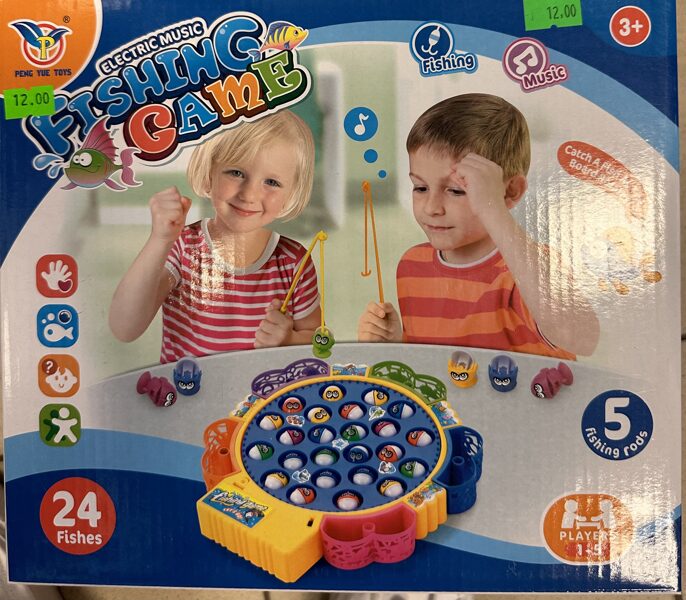 Zivtiņu ķeršanas spēle FISHING GAME ar skaņas signāliem