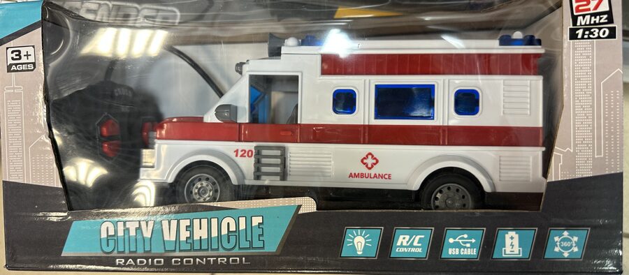 Radiovadāma ātrās palīdzības mašīna