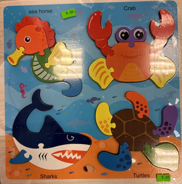 Koka puzle jūras dzivnieki