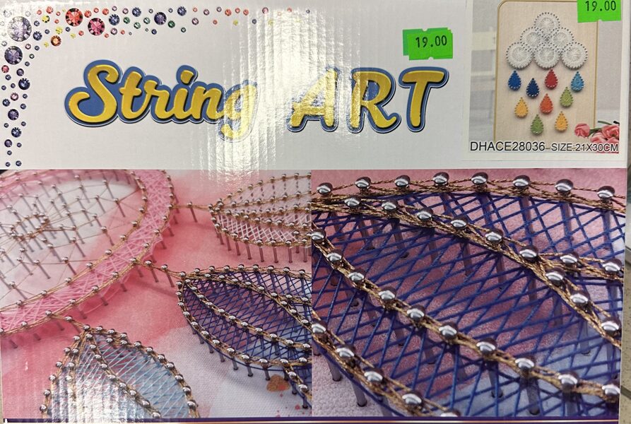 String Art radošais komplekts vienradzis