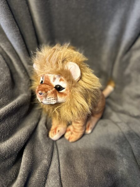 Mīkstā rotaļlieta sēdoša Lauva, izmērs 22 cm