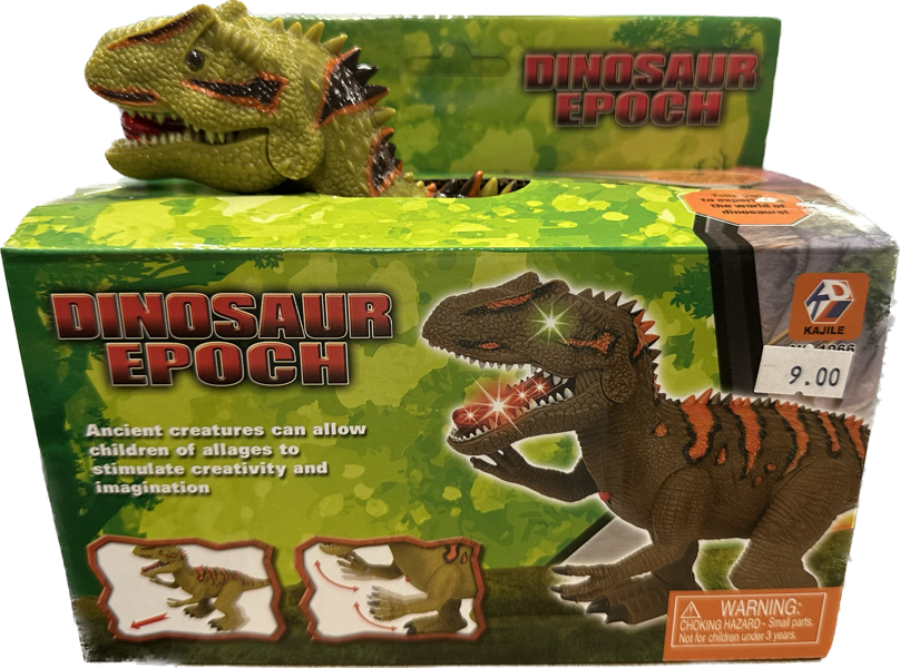 Sinozaura figūra DIONOSAUR EPOCH ar gaismas signāliem aun kustīgām kājām