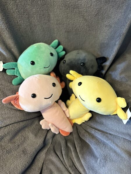 Mīkstā manta "Aksilators", dažādas krāsas, izmērs 25 cm