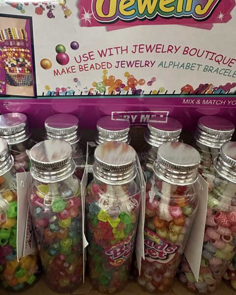 Mini pērlīšu komplekts burciņā