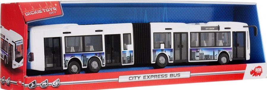 DICKIE CITY EXPRESS BUS interaktīvs, atveras durvis