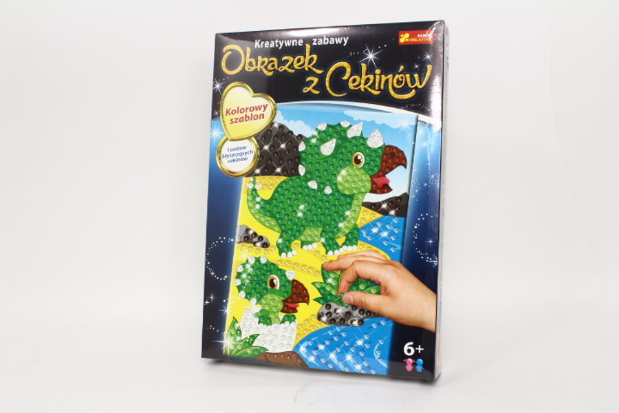 Dimantu puzle bērniem Dinosaur