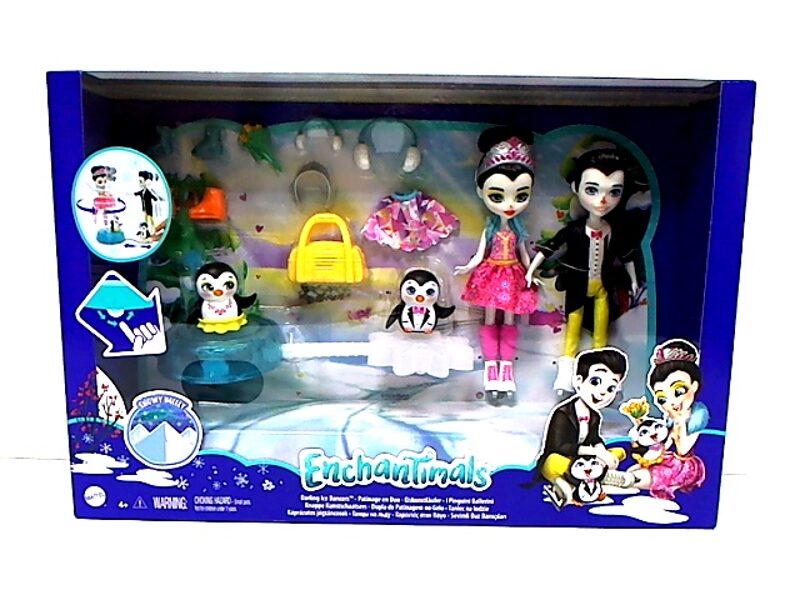 Enchantimals komplekts Ice skater ar lellēm un aksesuāriem