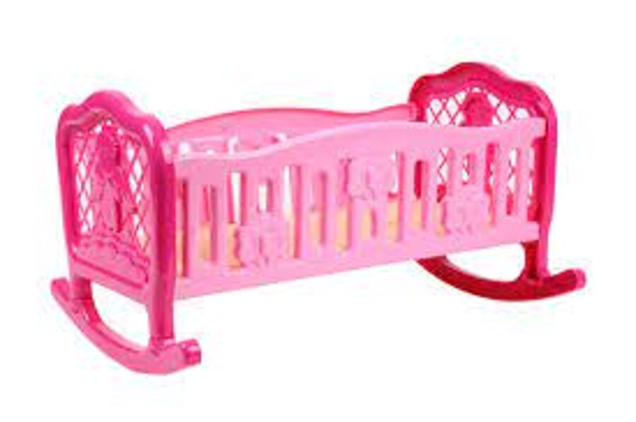 Plastikāta leļļu baby gultiņa DOL BED