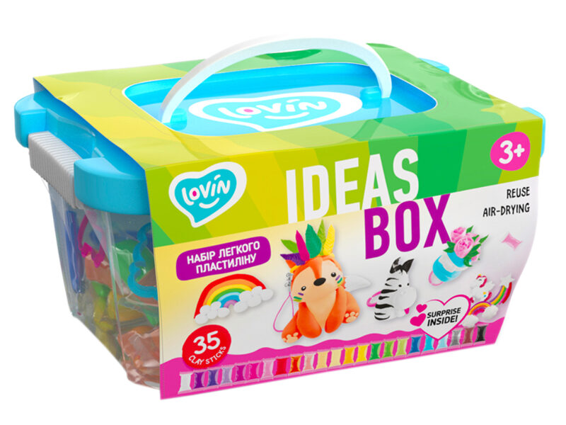 Veidošanas masas komplekts IDEAS BOX, 35 krāsas (Ukraina)