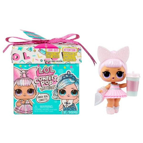 MGA L.O.L. Surprise CONFETTI POP BIRTHDAY pārsteiguma lelle