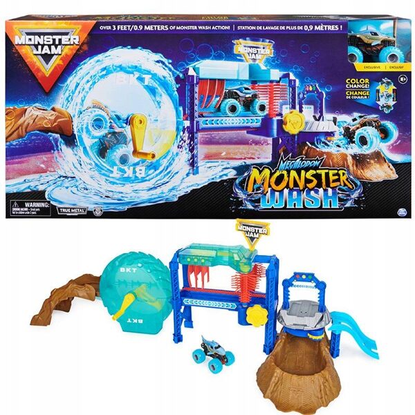 SPIN MASTER MONSTER JAM 1:64 komplekts Car Wash, 6060518