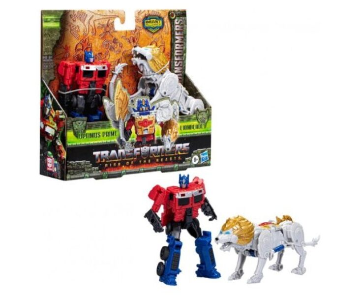 Hasbro TRANSFORMERS 2 PACK  figūras OPTIMUS PRIME  un LION