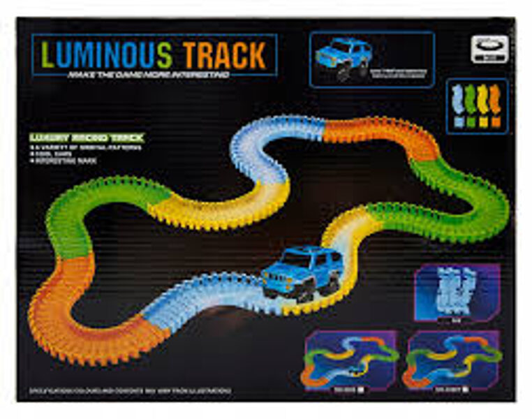 Maģiskā trase Luminous Truck 240 elementi