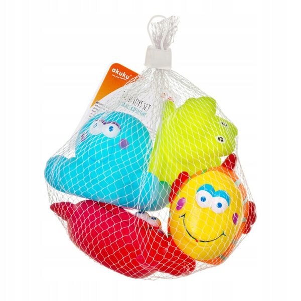 Gumijas rotaļlietas Bath Toys Set dzīvnieki vannai