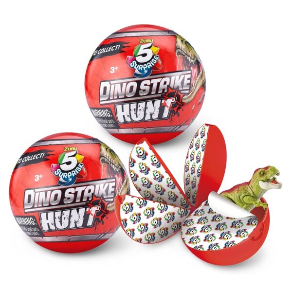 ZURU SUPRISE DINO STRIKE HUNT mini pārsteigumi 5 in 1 3 sērija